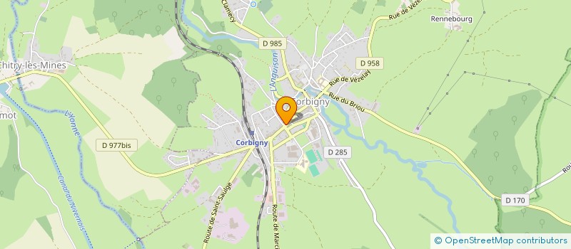 localisation de l'entreprise MONSIEUR GUY MARTIN  CORBIGNY