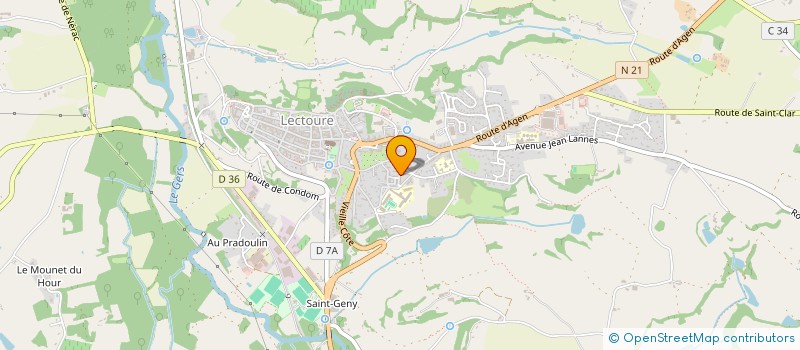 localisation de l'entreprise MONSIEUR GUY MARTIN  LECTOURE