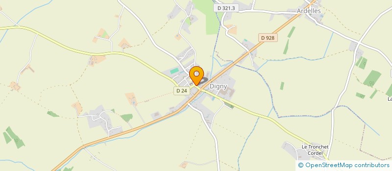 localisation de l'entreprise MONSIEUR GUY MARTINEZ à DIGNY