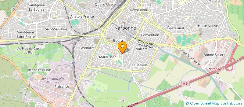 localisation de l'entreprise MONSIEUR GUY MARTY  NARBONNE