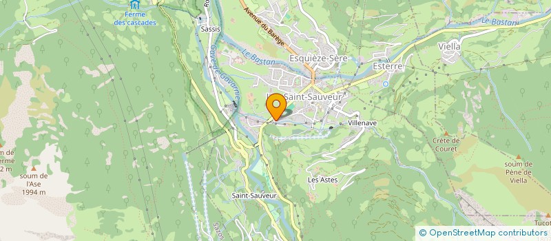 localisation de l'entreprise MONSIEUR GUY MASOUNAVE  LUZ-SAINT-SAUVEUR