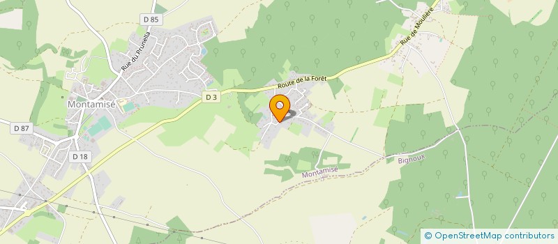 localisation de l'entreprise MONSIEUR GUY MASSON  CHASSENEUIL-DU-POITOU