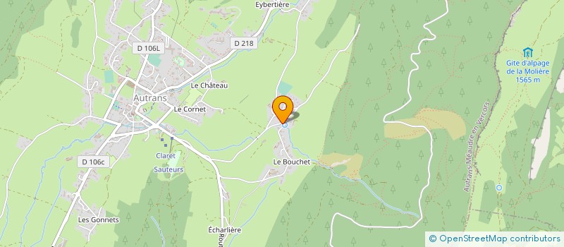 localisation de l'entreprise MONSIEUR GUY MATRAS à AUTRANS-MEAUDRE EN VERCORS