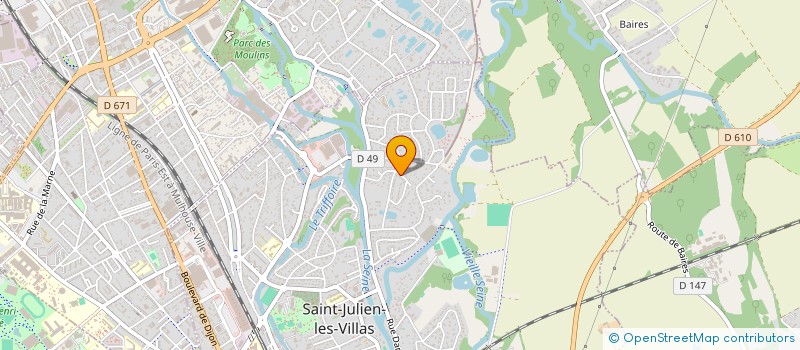 localisation de l'entreprise MONSIEUR GUY MATRION  SAINT-JULIEN-LES-VILLAS