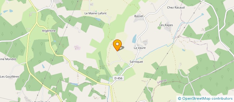 localisation de l'entreprise MONSIEUR GUY MAUPILLIER  JUIGNAC