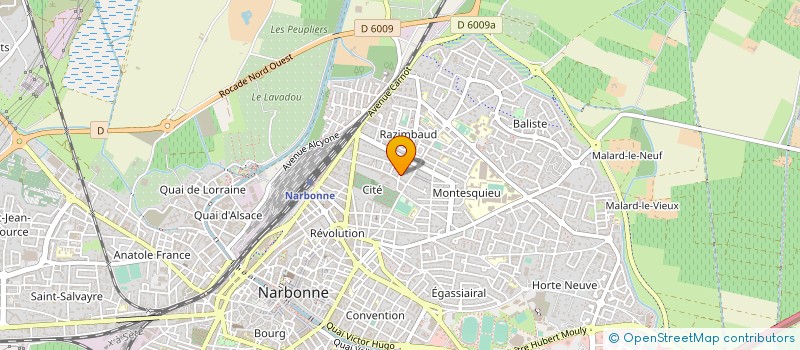 localisation de l'entreprise MONSIEUR GUY MAUREL à NARBONNE