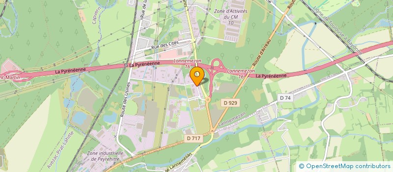 localisation de l'entreprise MONSIEUR GUY MAUREL  LANNEMEZAN