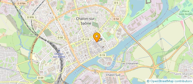 localisation de l'entreprise MONSIEUR GUY MEGRET à CHALON-SUR-SAONE