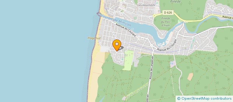 localisation de l'entreprise MONSIEUR GUY MENA  MIMIZAN