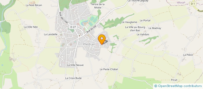 localisation de l'entreprise MONSIEUR GUY MENIER à PLEDRAN