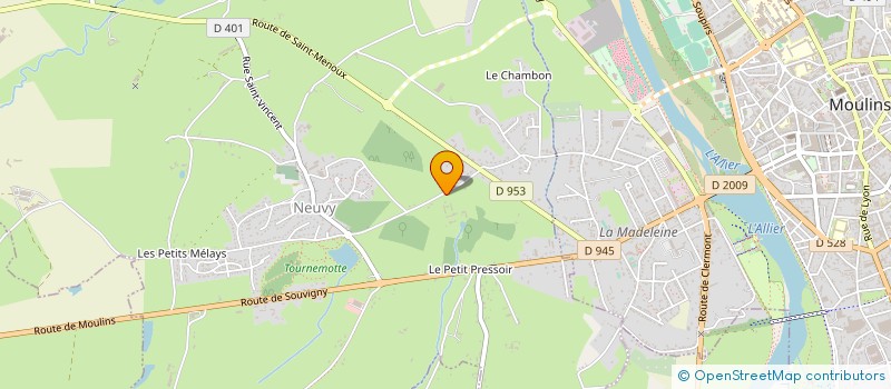 localisation de l'entreprise MONSIEUR GUY MERCIER  NEUVY