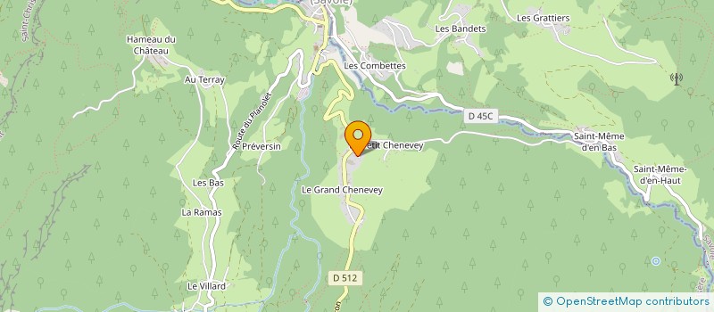 localisation de l'entreprise MONSIEUR GUY MERCIER à SAINT PIERRE D'ENTREMONT