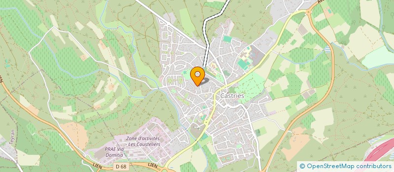 localisation de l'entreprise MONSIEUR GUY MERIAUD  CASTRIES