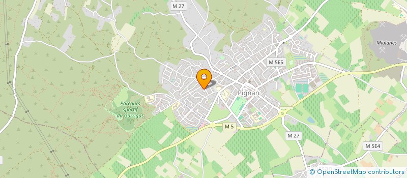 localisation de l'entreprise MONSIEUR GUY MEZADE à PIGNAN