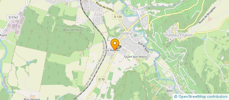 localisation de l'entreprise MONSIEUR GUY MICHELIN  VOITEUR