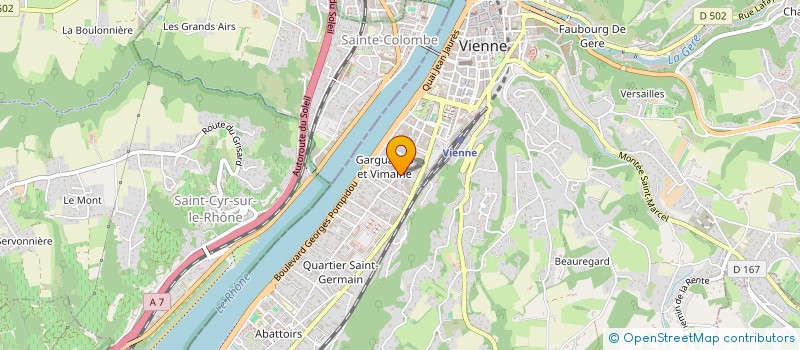 localisation de l'entreprise MONSIEUR GUY MILHAN  VIENNE