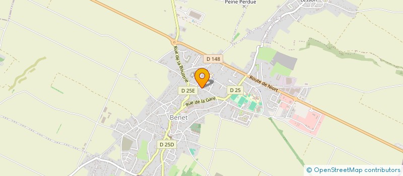 localisation de l'entreprise MONSIEUR GUY MILLET  BENET