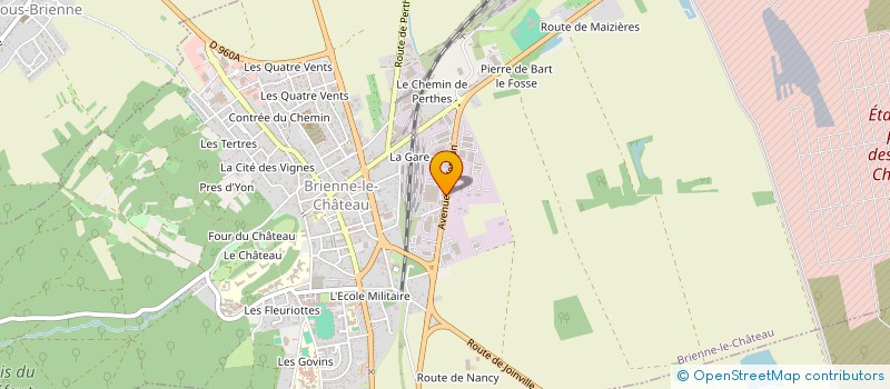 localisation de l'entreprise MONSIEUR GUY MILLON  BRIENNE-LE-CHATEAU