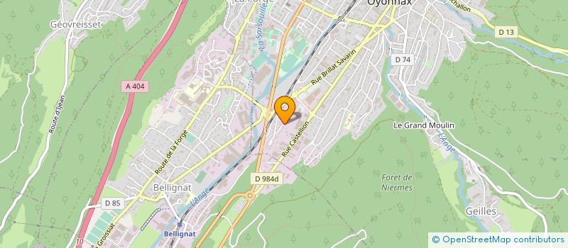 localisation de l'entreprise MONSIEUR GUY MIMERET à OYONNAX
