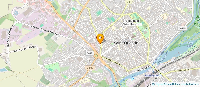 localisation de l'entreprise MONSIEUR GUY MINET à SAINT-QUENTIN