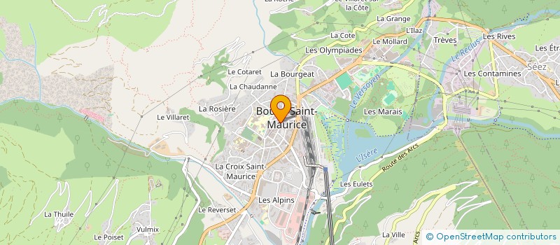 localisation de l'entreprise MONSIEUR GUY MINORET à BOURG-SAINT-MAURICE