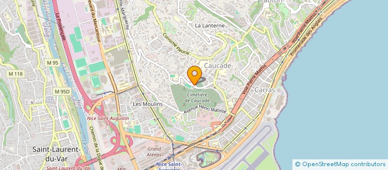 localisation de l'entreprise MONSIEUR GUY MINVIELLE à NICE