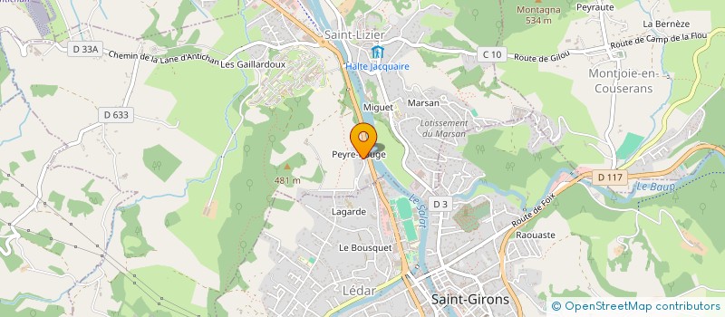 localisation de l'entreprise MONSIEUR GUY MIROUSE à SAINT-LIZIER