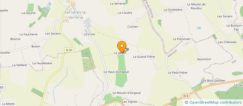 localisation de l'entreprise MONSIEUR GUY MOLET à FERRIERES-LA-VERRERIE