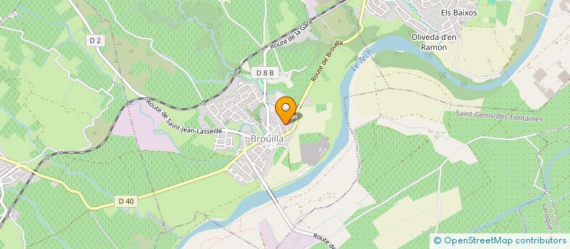 localisation de l'entreprise MONSIEUR GUY MOLINS  BROUILLA