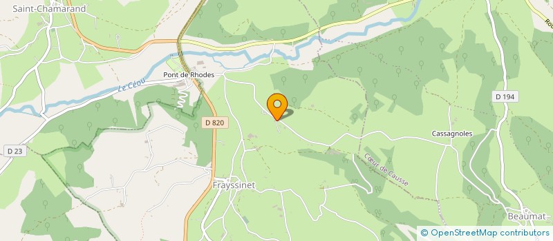 localisation de l'entreprise MONSIEUR GUY MOLLAUCH  FRAYSSINET