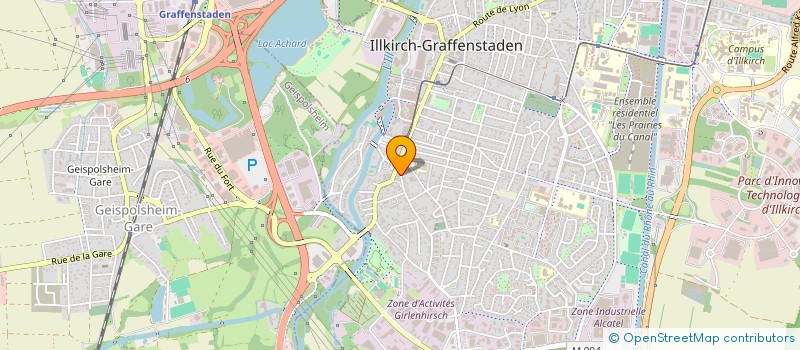 localisation de l'entreprise MONSIEUR GUY MONAMI  ILLKIRCH-GRAFFENSTADEN