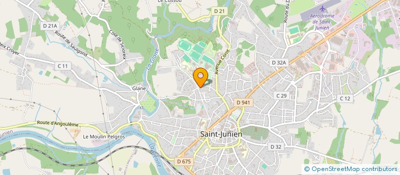 localisation de l'entreprise MONSIEUR GUY MONCOURIER à SAINT-JUNIEN