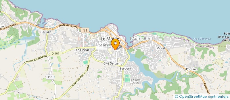 localisation de l'entreprise MONSIEUR GUY MONLOUIS à LE MOULE