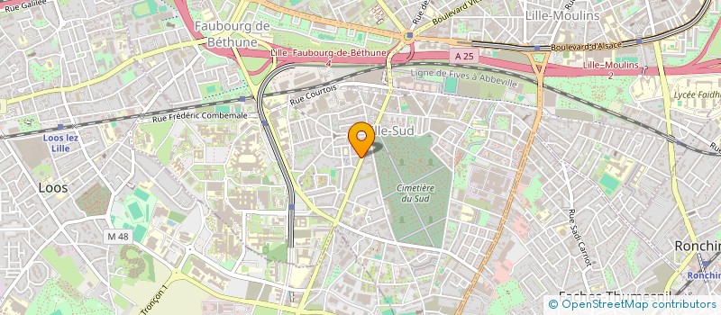 localisation de l'entreprise MONSIEUR GUY MONTAIGNE à LILLE