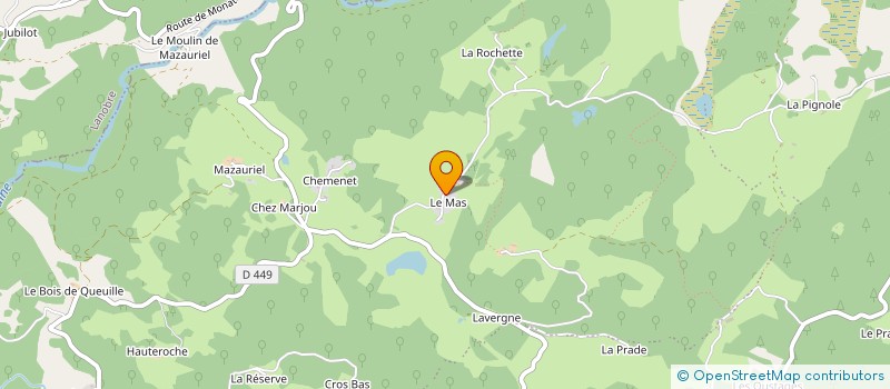 localisation de l'entreprise MONSIEUR GUY MONTEIL à CHAMPS-SUR-TARENTAINE-MARCHAL