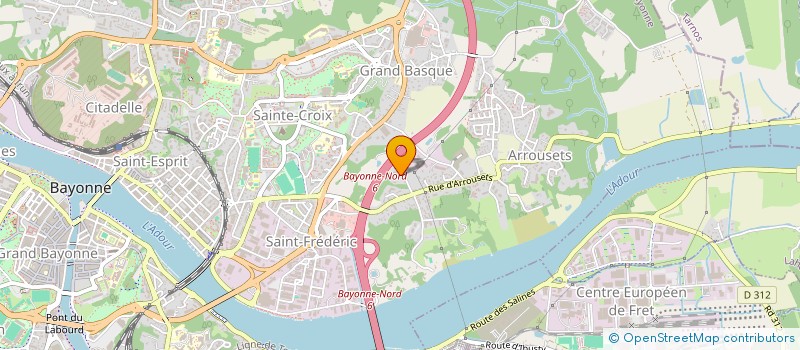 localisation de l'entreprise MONSIEUR GUY MONTEIL à BAYONNE