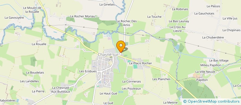 localisation de l'entreprise MONSIEUR GUY MOREL à CHASNE-SUR-ILLET
