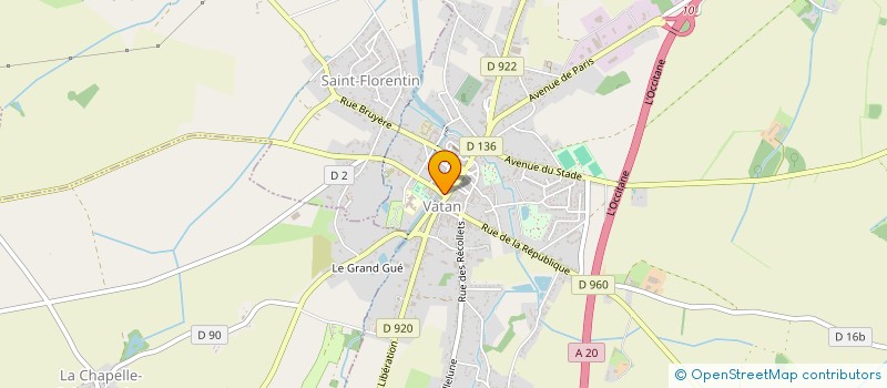 localisation de l'entreprise MONSIEUR GUY MORIN à VATAN