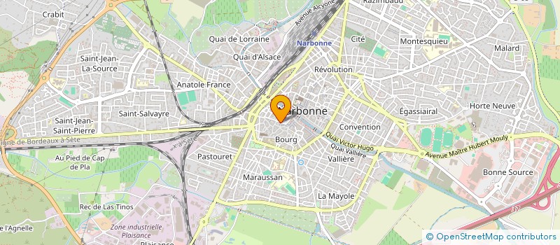 localisation de l'entreprise MONSIEUR GUY MORIN à NARBONNE