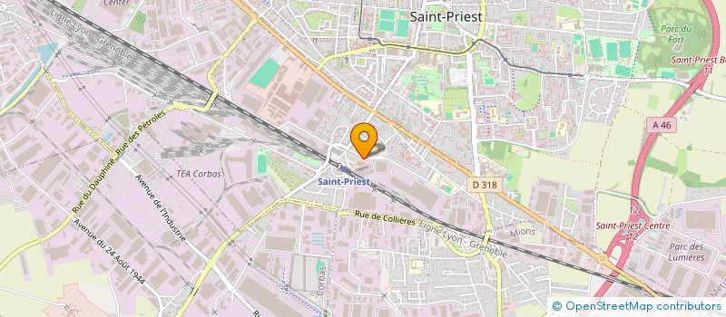 localisation de l'entreprise MONSIEUR GUY MORVAN  SAINT-PRIEST