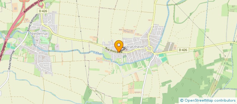 localisation de l'entreprise MONSIEUR GUY MOSER  MEISTRATZHEIM