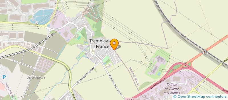 localisation de l'entreprise MONSIEUR GUY MOUDILOU à TREMBLAY-EN-FRANCE