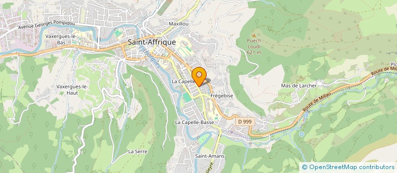 localisation de l'entreprise MONSIEUR GUY MOULS  SAINT-AFFRIQUE