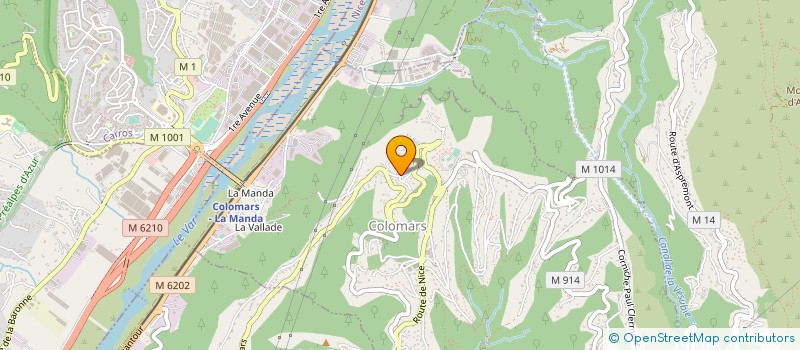 localisation de l'entreprise MONSIEUR GUY MOYSSET  COLOMARS