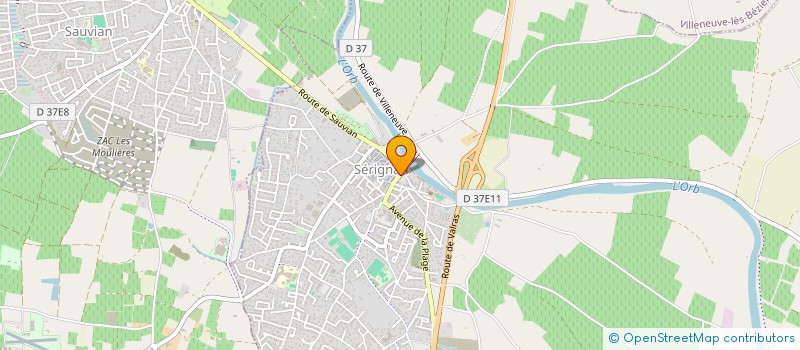 localisation de l'entreprise MONSIEUR GUY MUNOS  SERIGNAN