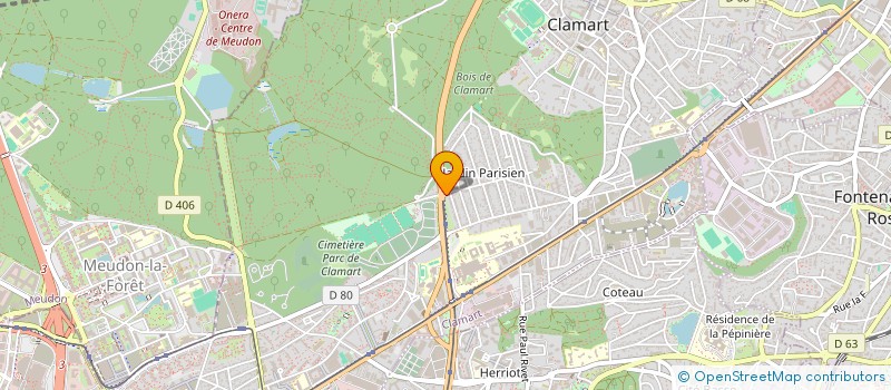 localisation de l'entreprise MONSIEUR GUY MURAT à CLAMART