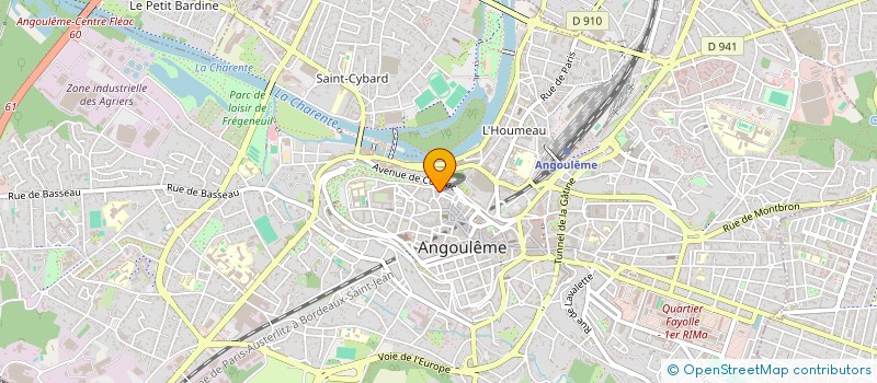 localisation de l'entreprise MONSIEUR GUY NADAUD à ANGOULEME