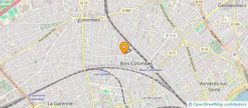 localisation de l'entreprise MONSIEUR GUY NAGGAR à BOIS-COLOMBES