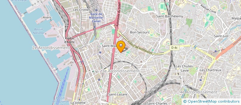 localisation de l'entreprise MONSIEUR GUY NANA à MARSEILLE