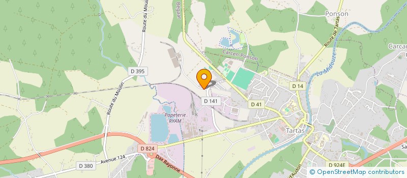 localisation de l'entreprise MONSIEUR GUY NAUD  BEGAAR